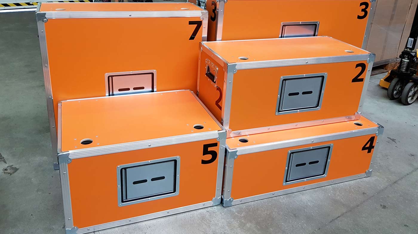 Flight case capot plat 1000 x 500 x 400 mm