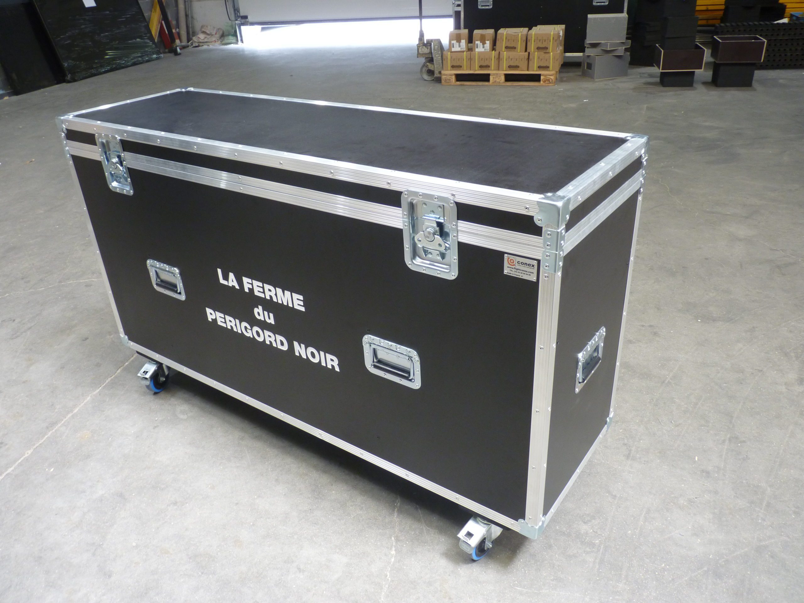 Flycase malle 1200 x 600 x 800 mm en contreplaqué - Eurocase