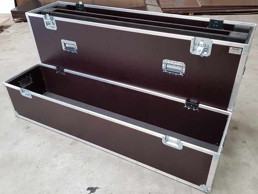 Flight case pour deux écrans