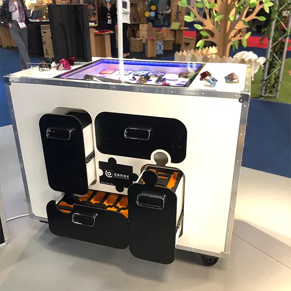 Flight case avec vitrine