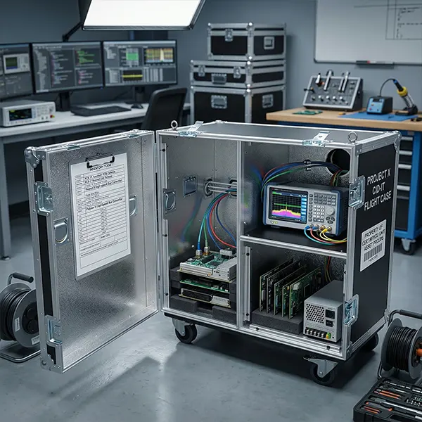 Flight case pour instrument de mesure