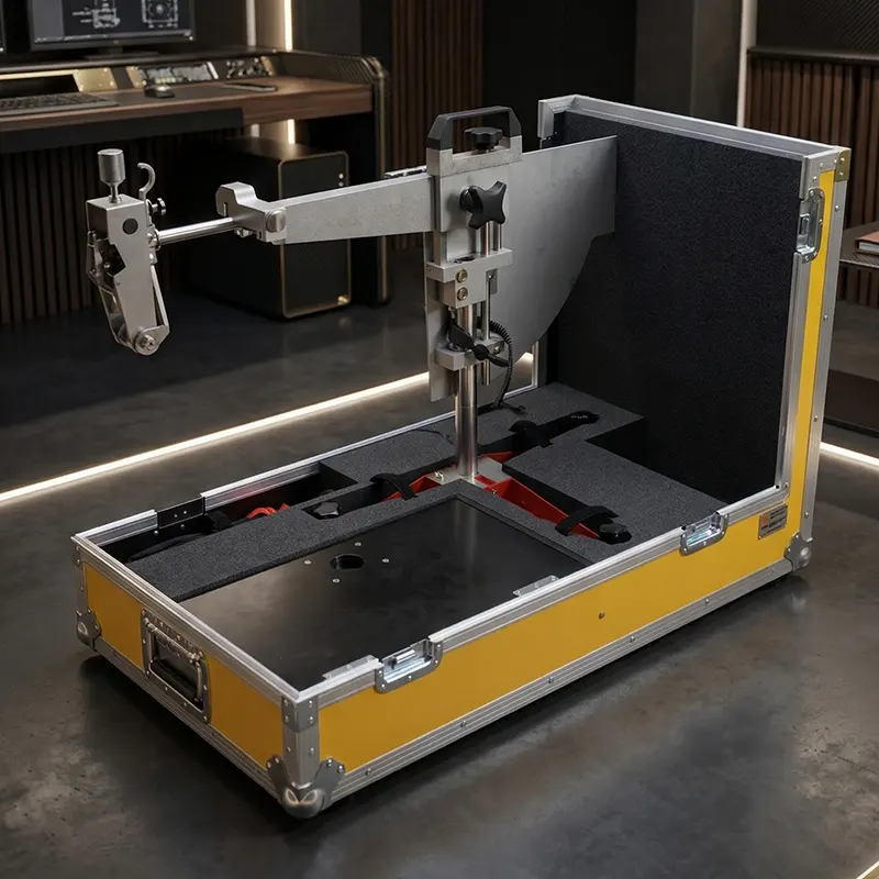 Flight case pour appareil testeur de pistes