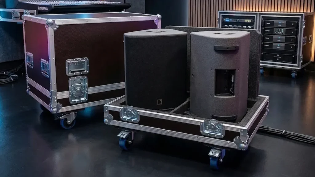 Flight case pour enceinte flight case pour l'acoustics x12