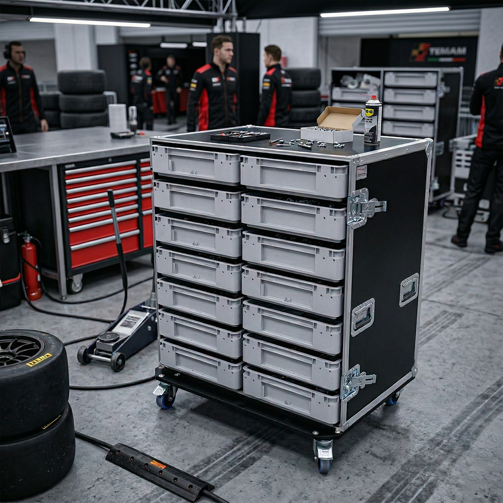 Flight case 14 bacs flight case 14 bacs conex sur mesure