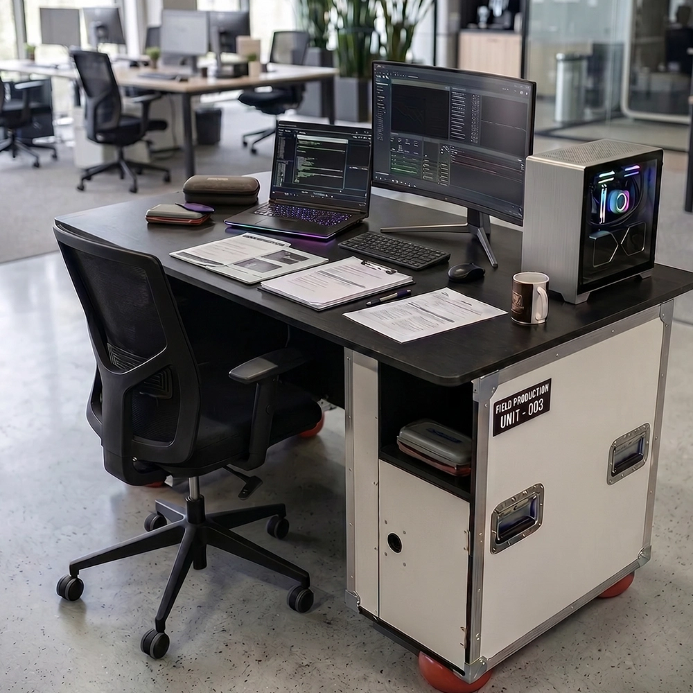 Flight case bureau flight case bureau conex sur mesure