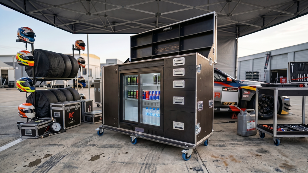 Flight case catering frigo flight frigo conex sur mesure