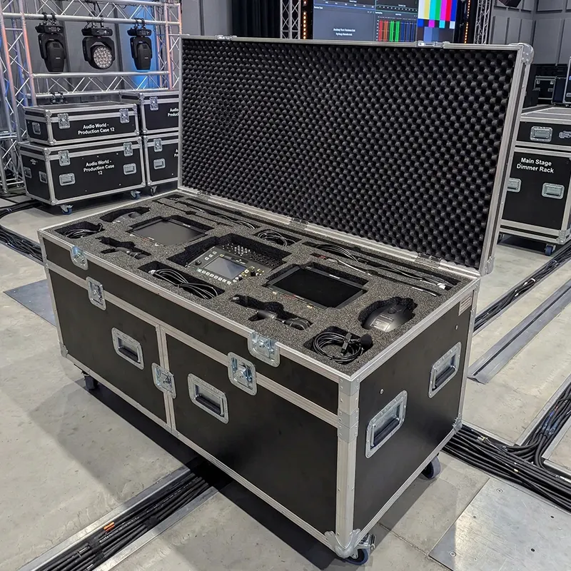 Flight case Régie audiovisuelle flight case régie