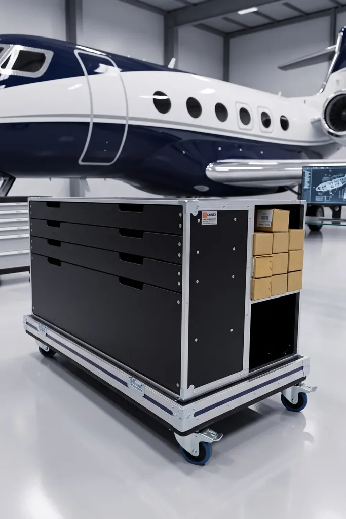 Flight case aéronautique pour mats flight case aéronautique pour mats
