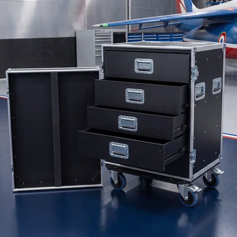 Flight case aéronautique avec 4 tiroirs flight case aéronautique avec 4 tiroirs