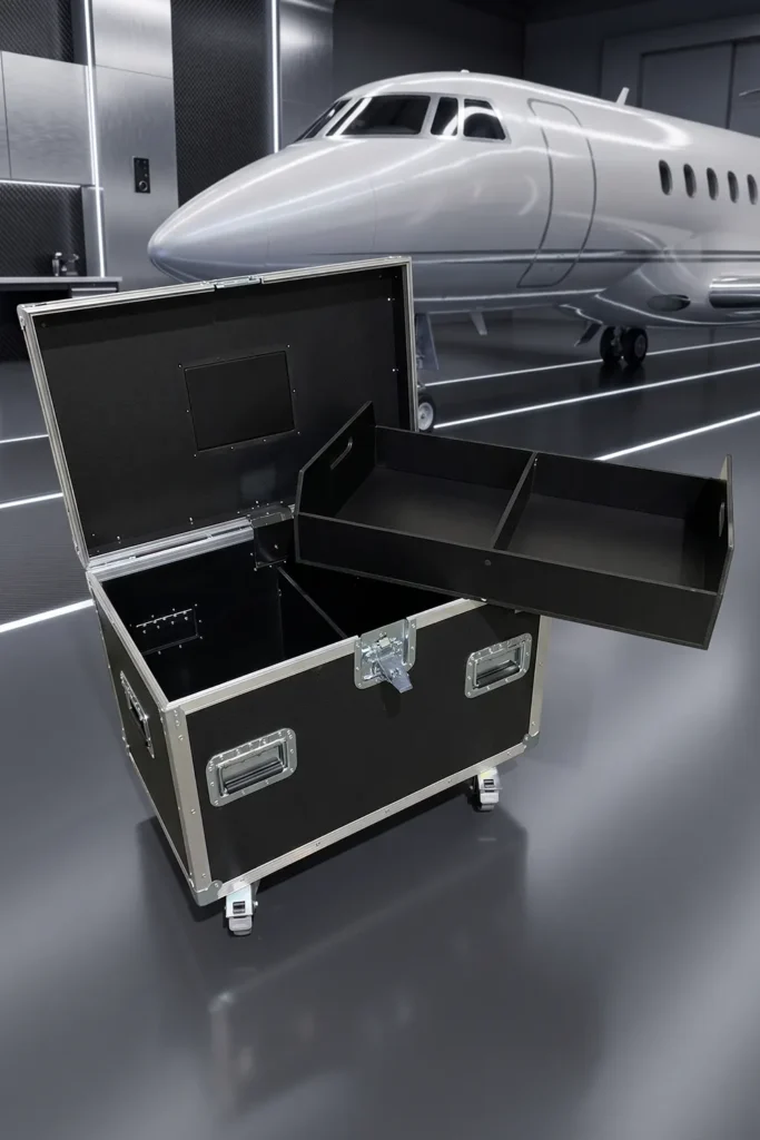 Flight case aéronautique compartiments sur mesure flight case aéronautique compartiments sur mesure