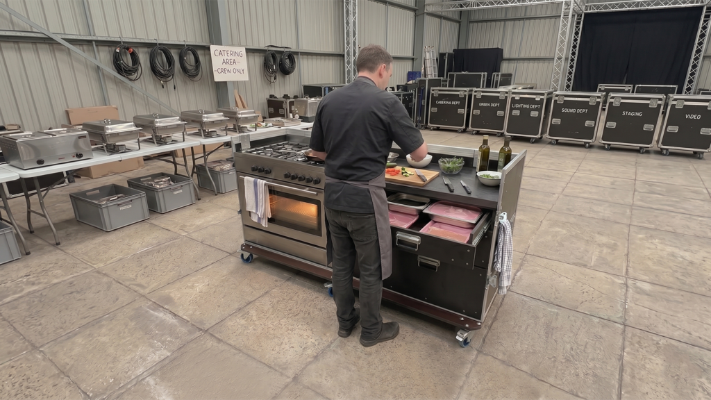 Flight case cuisine Flight case cuisine/catering conex sur mesure