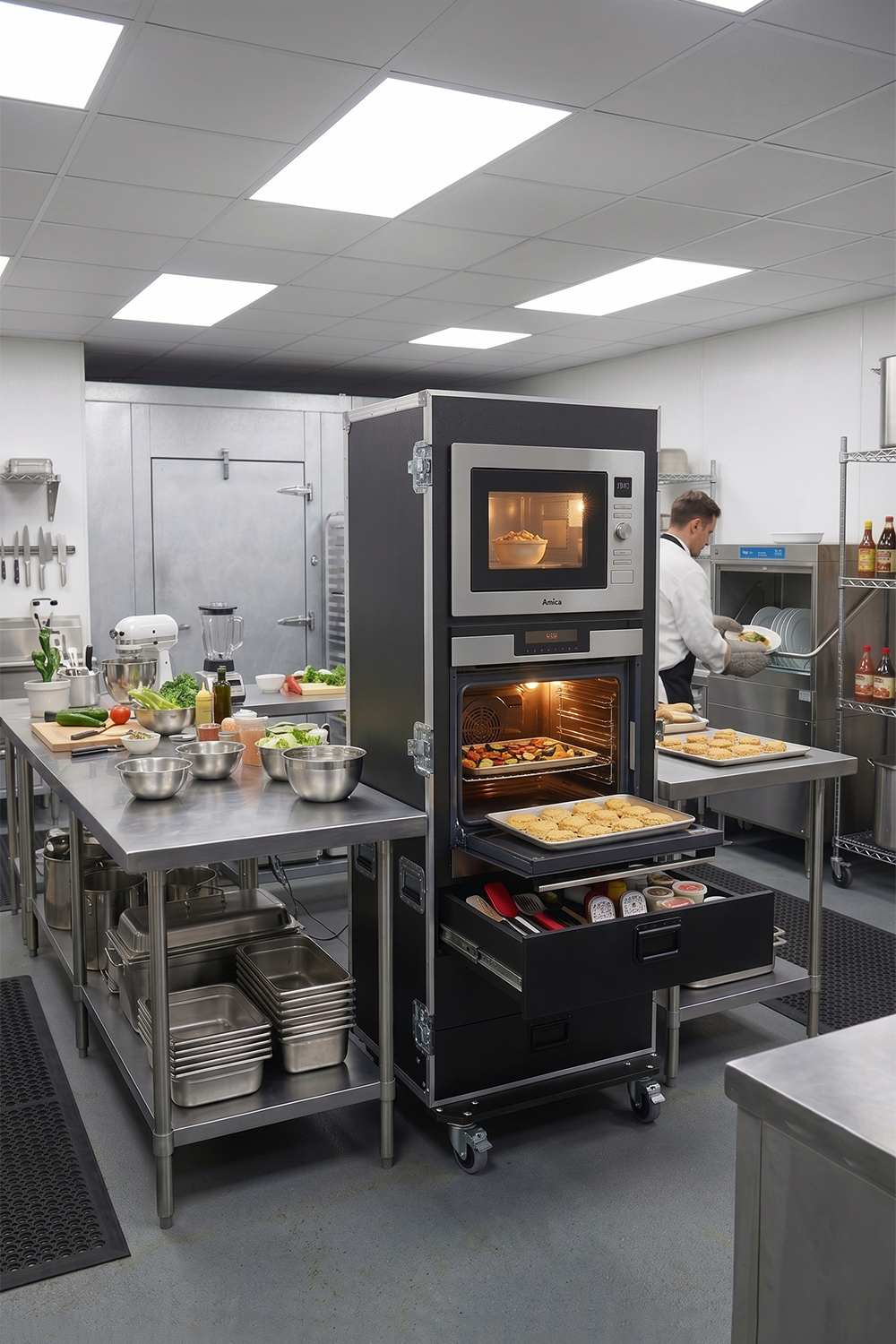 Flight case catering