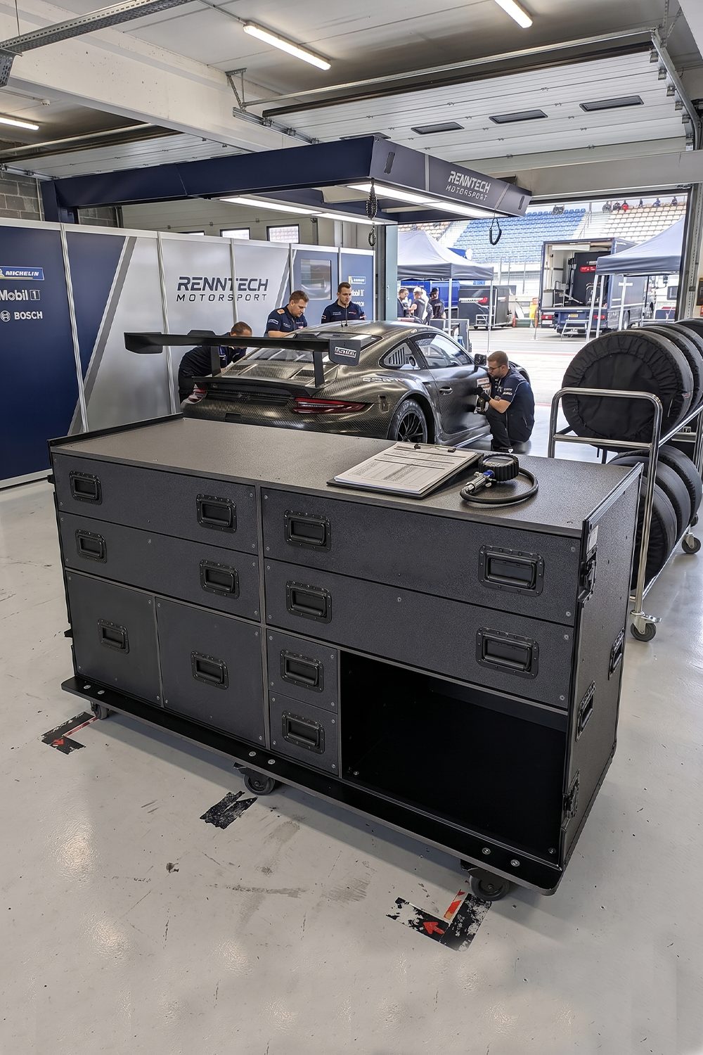 Flight case atelier mobile